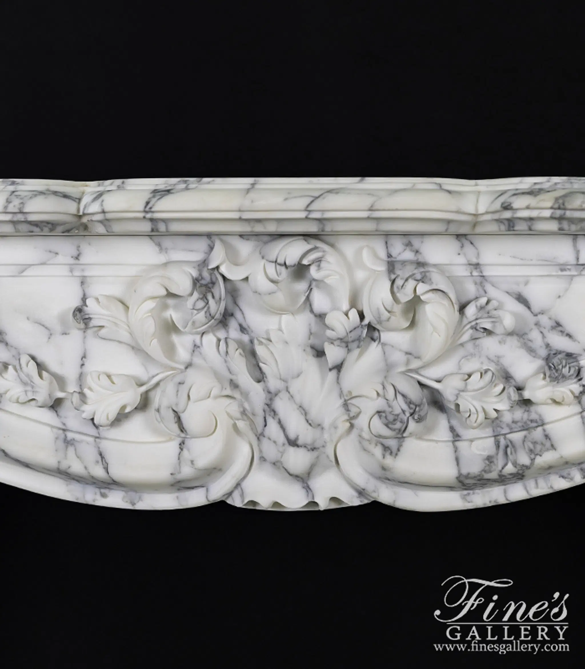 Marble Fireplaces - Rare Louis XV French Itailan Calacatta Marble